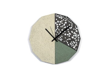 FACET - Wall-mounted concrete clock by URBI et ORBI - view 3